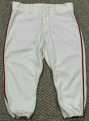 MIKOLAS ST. LOUIS CARDINALS 38-42-21 2023 JUEGO USADO PANTALONES EMITIDOS CREMA CASERA MLB Foto 1 de 4