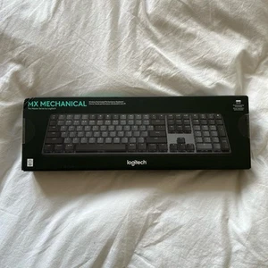 Logitech MX Mechanical Wireless Illuminated Keyboard - UK - GREY - BNIB - Afbeelding 1 van 2