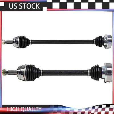 FRONT PAIR CV JOINTS AXLE SHAFT SHAFTS FOR 1985-1989 VOLKSWAGEN SCIROCCO,BASE - Image 1 of 4