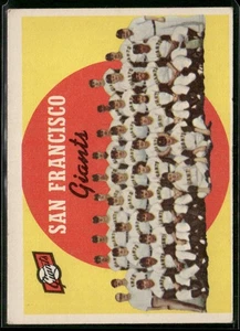 1959 Topps #69 Giants Team Card / Second Series Checklist: 89-176 VG-EX/EX - Picture 1 of 2