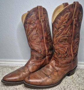 Justin Boots Herren 13D Style 1560 Classic Westernstiefel Chestnut Marbled Deerlite - Bild 1 von 9