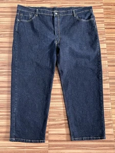 Levi's 550 Jeans Relaxed Fit Dark Wash Denim Blue 52x29 - Picture 1 of 5