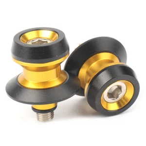 Schwinge Spulenständer Schraube Slider für Yamaha Honda CBR600 Kawasaki Gold - Bild 1 von 2