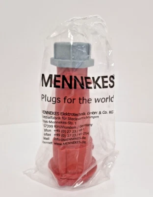 MENNEKES, AM-TOP IP44 Red Cable Mount 4P Industrial Power Socket - 526 - Image 1 of 4