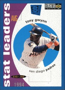 1995 Collectors Choice SE Baseball Card #140 Tony Gwynn PADRES R22687 