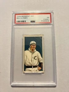 1909-11 T206 BILL CLYMER PSA 1.5 MC PIEDMONT 350 COLUMBUS NUEVA LOSA - Imagen 1 de 2