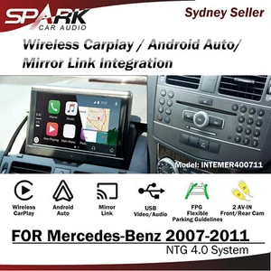 CP WIRELESS CARPLAY ANDROID AUTO MIRROR INTEGRADE FOR MERCEDES NTG 4.0 2007-2011 - Foto 1 di 1