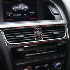 2x RHD Konsole Klimaanlage Auslass Lüftung Kohlefaser Abdeckung für Audi A4 B8 A5