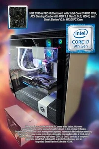 GamingB-MSIZ390+i7-9700+G.Skill+RGBCooler+Inland1TB+EVGA1000W+RTX3070Ti+H710iCas - Picture 1 of 7