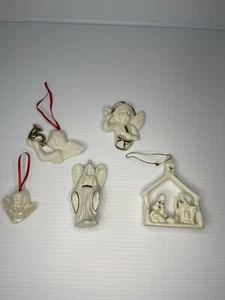 Belén de porcelana adorno bisque con María José Niño Jesús y 4 más - Imagen 1 de 14