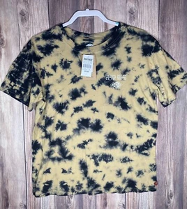 Dickies Juniors T-shirt Large Cropped Ginger Tie dye Short Sleeve Tee - Picture 1 of 5