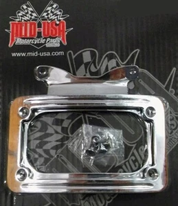 MARCO CURVO DE PLACA HARLEY FLHT FLHTC ELECTRA GLIDE FLHTCU ULTRA 10-15 - Imagen 1 de 1