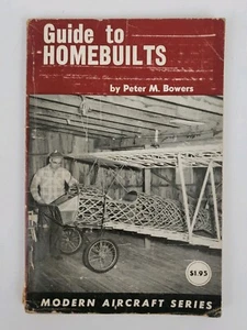 Vintage Guide To Homebuilts Modern Aircraft Series By Peter M. Bowers Aviation - Picture 1 of 11