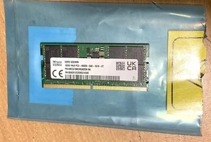 SK Hynix 16GB RAM DDR5 4800MHz PC5-4800B SODIMM Laptop Memory - HMCG78MEBSA092N - Picture 1 of 2