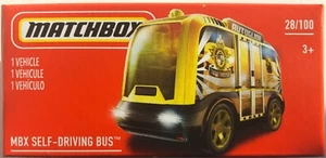 Matchbox Power Grabs #28 2021 autobús autónomo MBX negro y dorado™ nuevo en caja - Imagen 1 de 2