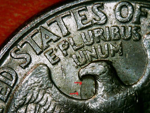 coins paper money errors 1994-p Washington Quarter the spitting eagle!!!!!!! Cover