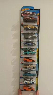 Hot Wheels Wandhalterung für 10 Autos Mainline / Modular und erweiterbar - Bild 1 von 4