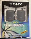Sony WCS-999 900MHz Wireless Microphone System - New - Never Opened