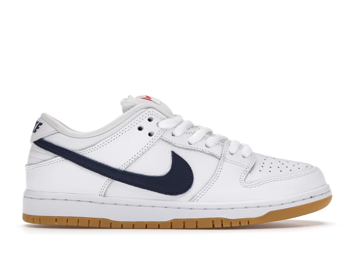 Nike Dunk Pro ISO SB Low Orange Label - White Navy for Sale