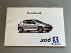 Peugeot 206 Owners Handbook/Manual 98-02