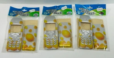 Nokia 6340 Series Wireless Cell Phone Faceplate Cover Case with lemons lot of 3 - Image 1 of 4