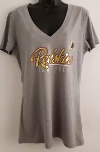 Redskins Womens NFL T-Shirt V-Neck Short Sleeve Gray Multi-Color Size XL - Picture 1 of 6