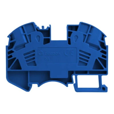 DEGSON Reihenklemme 16mm2 Durchgangsklemme Blau 5651