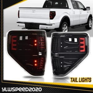 Fit For 2009-14 Ford Pickup F150 Clear LED Tail Lights Lamps Passenger + Driver - Picture 1 of 12