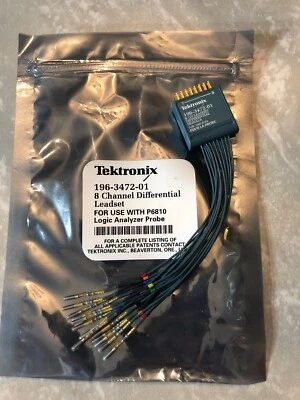 NEW TEKTRONIX 196-3472-01 8 CHANNEL DIFFERENTIAL LEADSET - Image 1 of 4