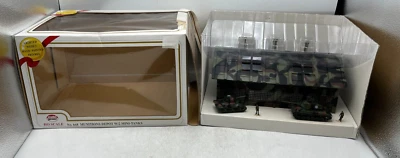 Model Power Ho Scale Train Trackside Building 668 Munitions Depot w/ Mini Tanks - Image 1 of 4