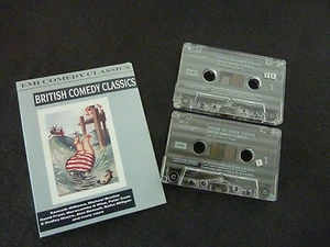 BRITISH COMEDY CLASSICS RARE DOUBLE CASSETTE TAPE! SPIKE MILLIGAN DUDLEY MOORE - Picture 1 of 3