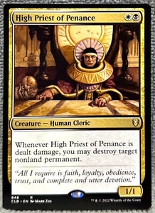 MTG High Priest of Penance 848 Commander Deck: Commander Legends: Battle for... - Picture 1 of 2