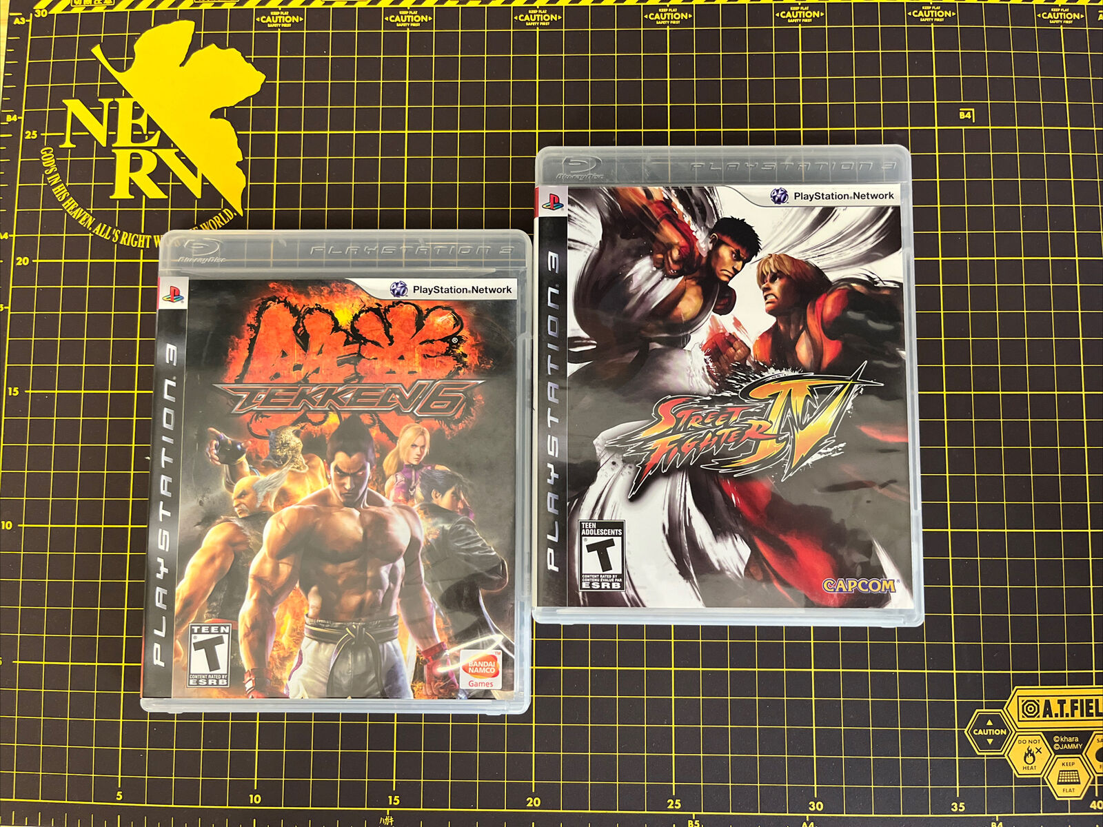 Lot 2 Tekken 6 & Street Fighter IV Sony PlayStation 3 PS3 Complete W/Manual