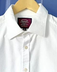 Marcella shirt 16.5 Charles Tyrwhitt Extra Slim Fit tux evening dress white AD - Picture 1 of 5