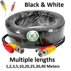Cable de extensión de alimentación de datos DVR cámara de video de seguridad DC CCTV BNC 5m 10m 20m 30m> - Imagen 1 de 25