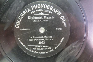 Prince's Band - COLUMBIA 3053 - Diplomat March - Sousa - Imagen 1 de 4