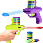 1pc Kids Outdoor Foam Disc Gun Toy–Parent-Child Interactive Flying Disc Launcher