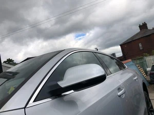 GENUINE 08-15 AUDI A5 8T PASSENGER MIRROR ELECTRIC 5 DOOR SPORTBACK SILVER LX7W - Picture 1 of 4