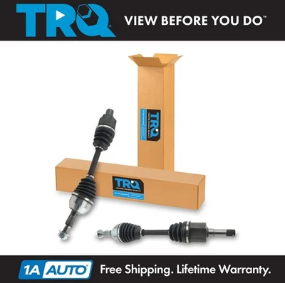 TRQ Front CV Axle Shaft Set For 2007-2009 Chevrolet Equinox Pontiac Torrent - Image 1 of 4