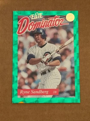 1993 Donruss Elite Dominator Ryne Sandberg /5000 Chicago Cubs - Image 1 of 2