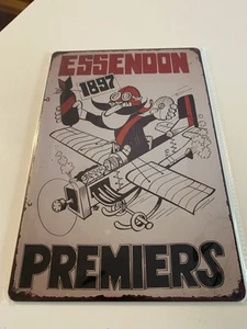 Afl Essendon Bombers 1897 Premiers Collectable Tin Sign - Picture 1 of 4
