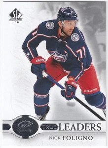 2020-21 SP Authentic True Leaders NICK FOLIGNO #TL-NF Columbus Blue Jackets - Picture 1 of 1