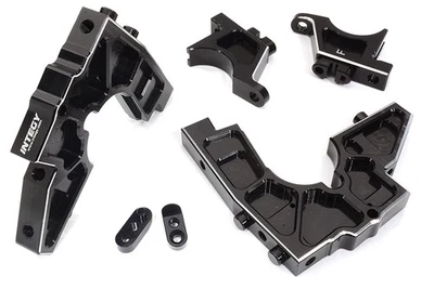 Black Billet Machined Front Bulkhead Upgrade for 1/5 DBXL-E 2.0 4WD - Image 1 of 3