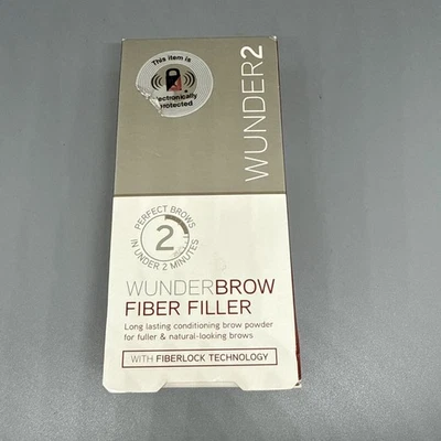 Wunder 2 Brow Fiber Filler Brunette Brow Powder 0.07 oz FREE SHIPPING - Image 1 of 3