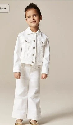 Nuevo con etiquetas J. Pantalón elástico Crewcuts $59 para niñas Marinero en blanco talla 10 Foto 1 de 4