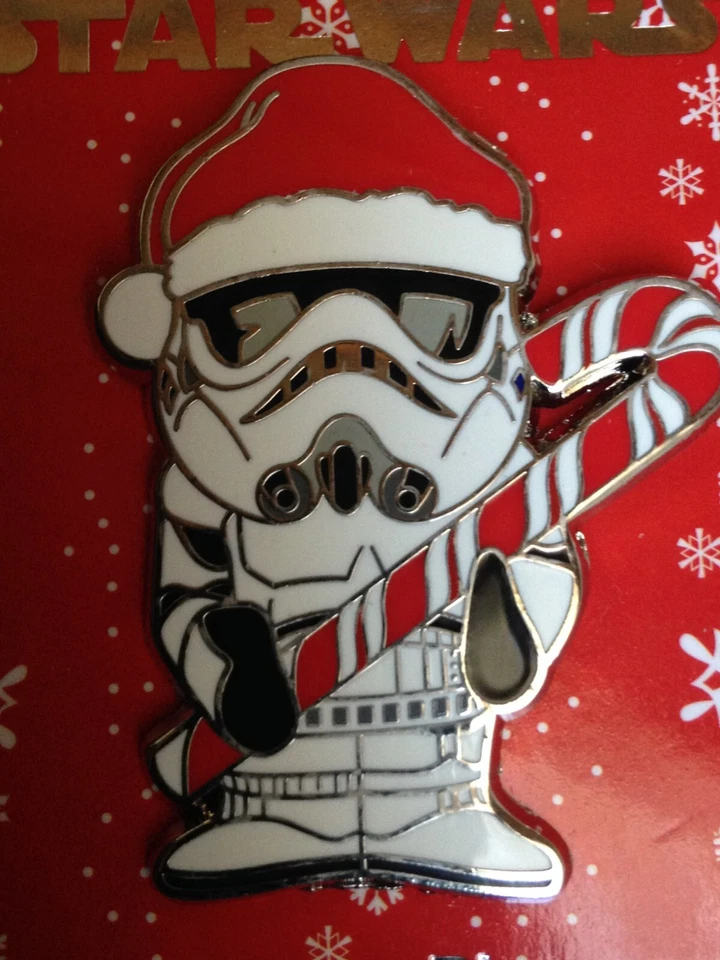 PINS MUY RAROS DISNEY DISNEYLAND PARÍS: STORM TROOPER NAVIDAD STAR WARS Foto 1 de 1