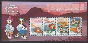 AUSTRALIA 2023 - DISNEY 100 Years MINISHEET , Block  MNH - in stock now - Picture 1 of 1