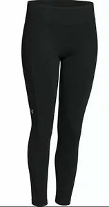 UNDER ARMOUR Women's Sporty Lux Warm-Up Pants-Clr:Black-Sz:L-NWT - Picture 1 of 3