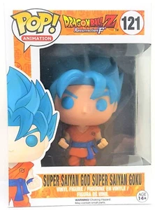 Figura de vinilo Funko Pop Super Saiyain God Goku azul # 121 Dragonball Z - Imagen 1 de 6