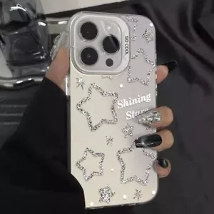Shockproof Case For iPhone 16 15 13 12 Mini 11 XR 7 8 Plus Cover Glittering Star - Picture 1 of 11